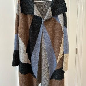 Elegant Patchwork Women's Cardigan